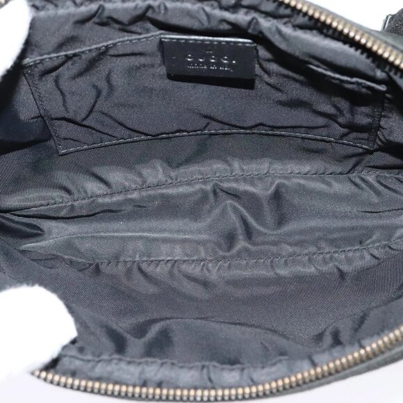 GUCCI Guccissima Waist bag Nylon Black 162417 Auth bs25059 - Picture 12 of 16